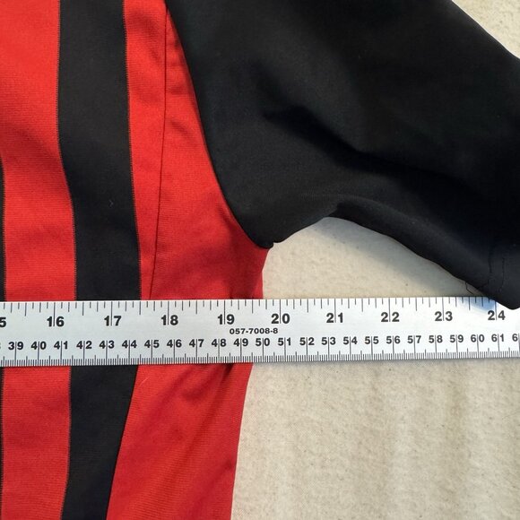 Milan Academy Jersey Football Shirt Red White Adidas 694853 Trikot Mens Size S - Picture 6 of 7